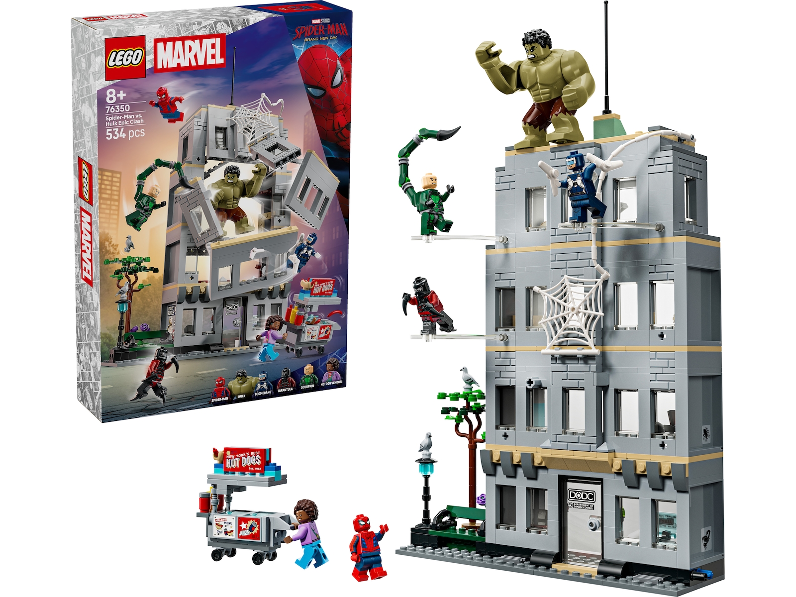 LEGO Super Heroes Episk opgør mellem Spider-Man og Hulk 76350 LEGO