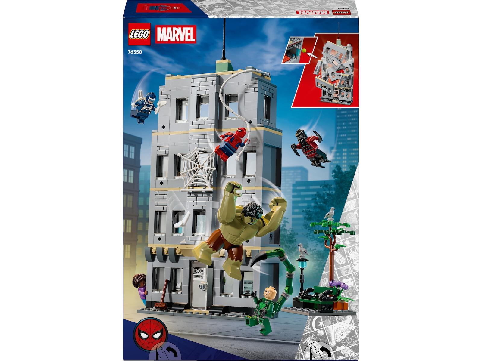 LEGO Super Heroes Episk opgør mellem Spider-Man og Hulk 76350 LEGO