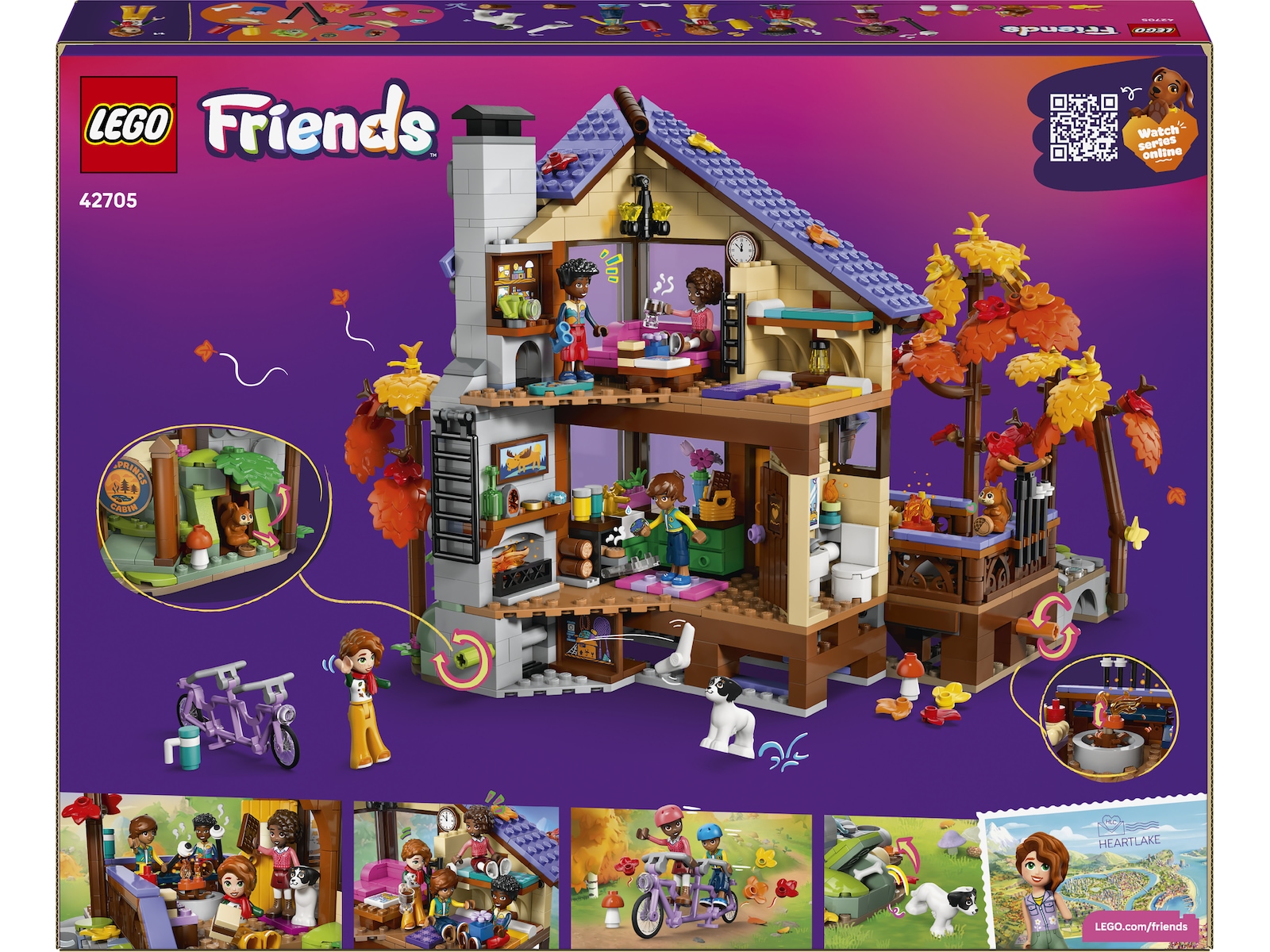 LEGO Friends Hyggelig efterårshytte 42705 LEGO