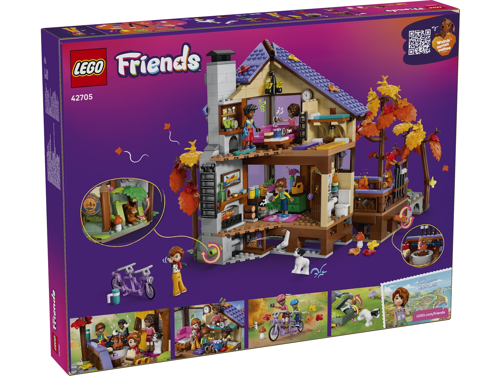 LEGO Friends Hyggelig efterårshytte 42705 LEGO