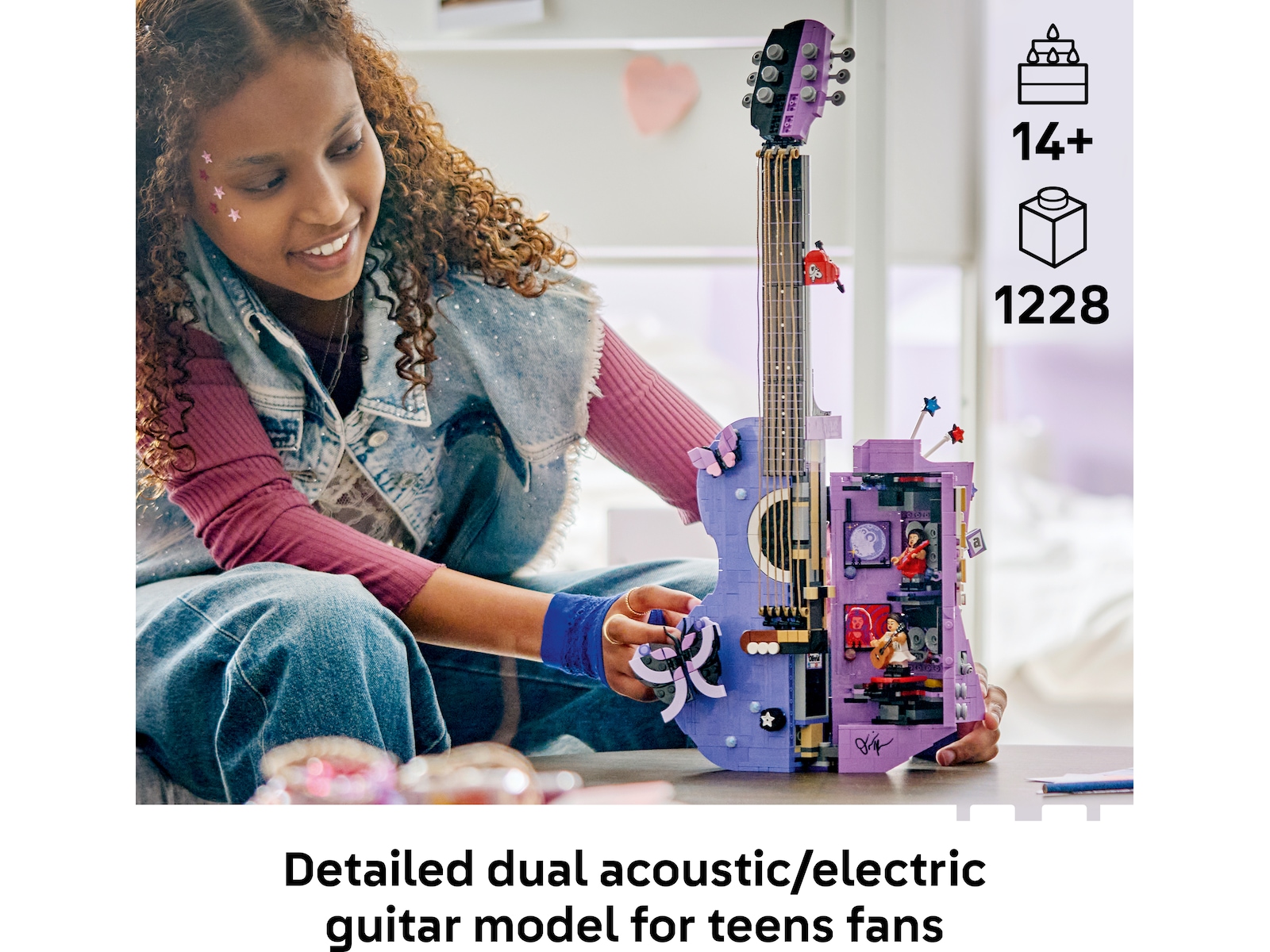 LEGO Editions Music Olivia Rodrigos tofarvede guitar 43031 LEGO
