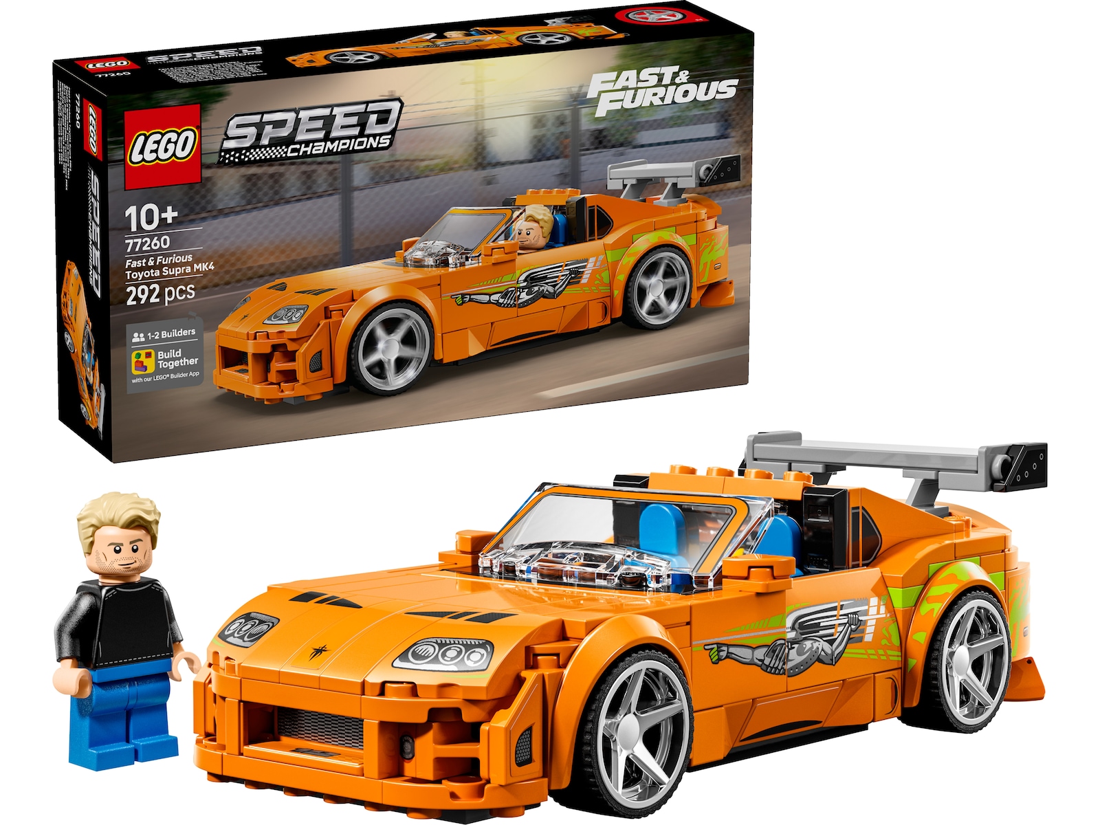 LEGO Speed Champions The Fast and The Furious Toyota Supra MK4 77260  LEGO