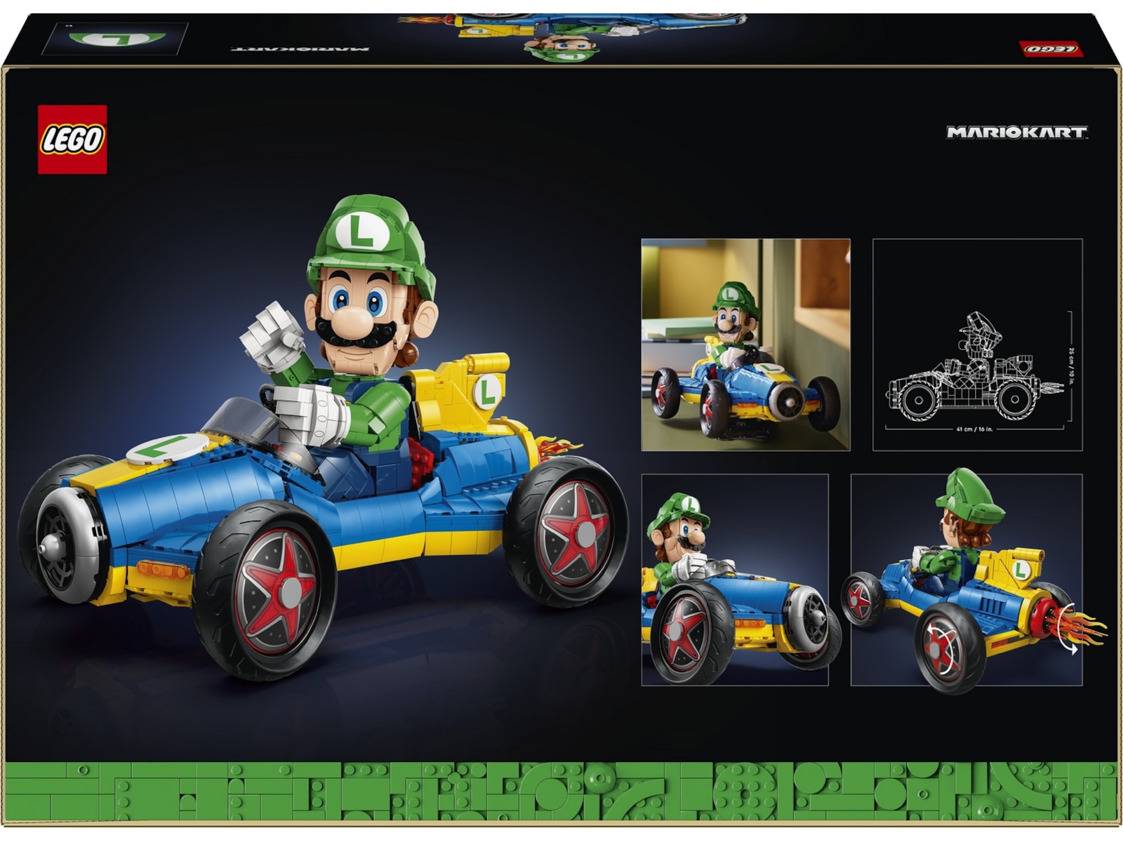 LEGO Super Mario Mario Kart – Luigi og Mach 8 72050 LEGO