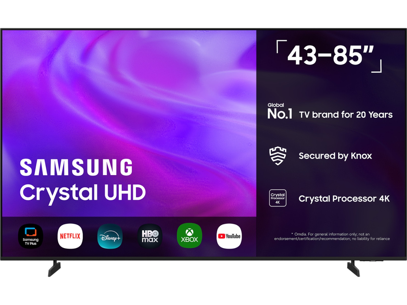 Samsung Crystal UHD 4K Smart TV U7005H 60 - 69 tommer TV