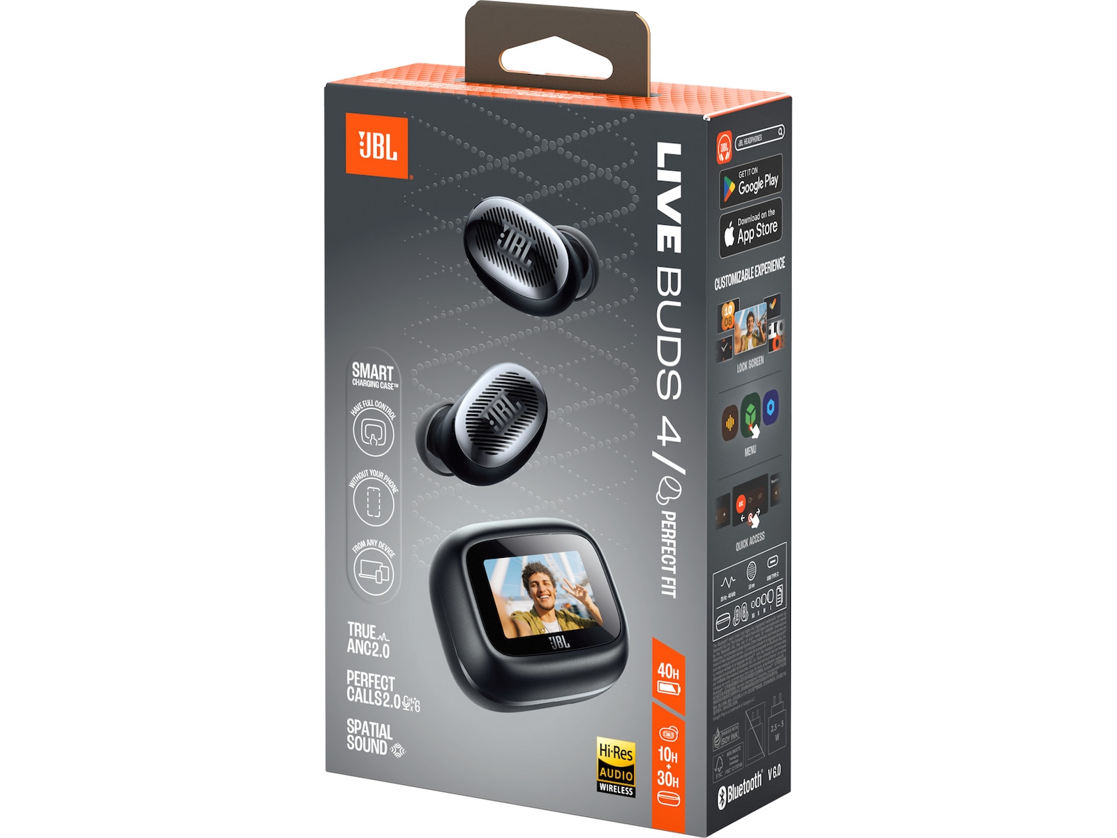 JBL LIVE BUDS 4 trådløse ørepropper (sort) In-ear høretelefoner