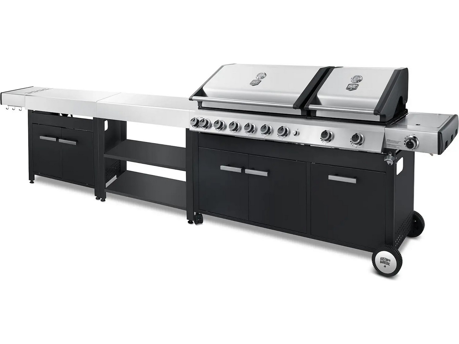 Austin and Barbeque Gasgrill 8+2 brændere Udendørsgrill