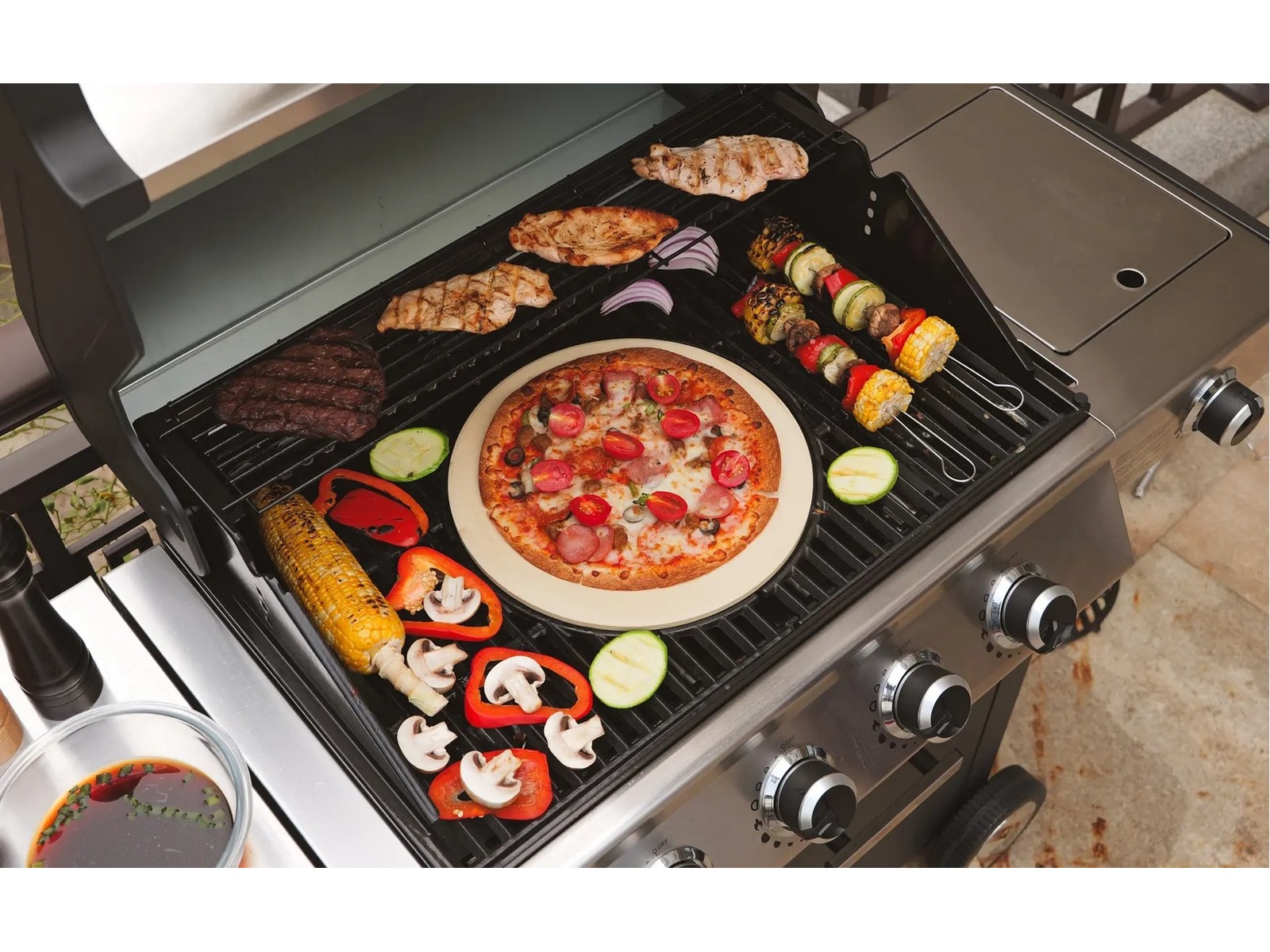 Austin and Barbeque Gasgrill 8+2 brændere Udendørsgrill