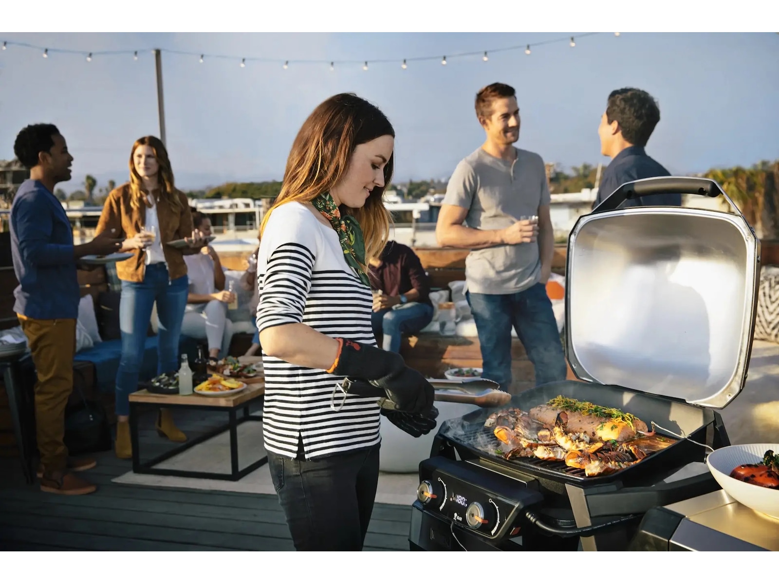 Weber Pulse 2000 Elgrill med Vogn Udendørsgrill