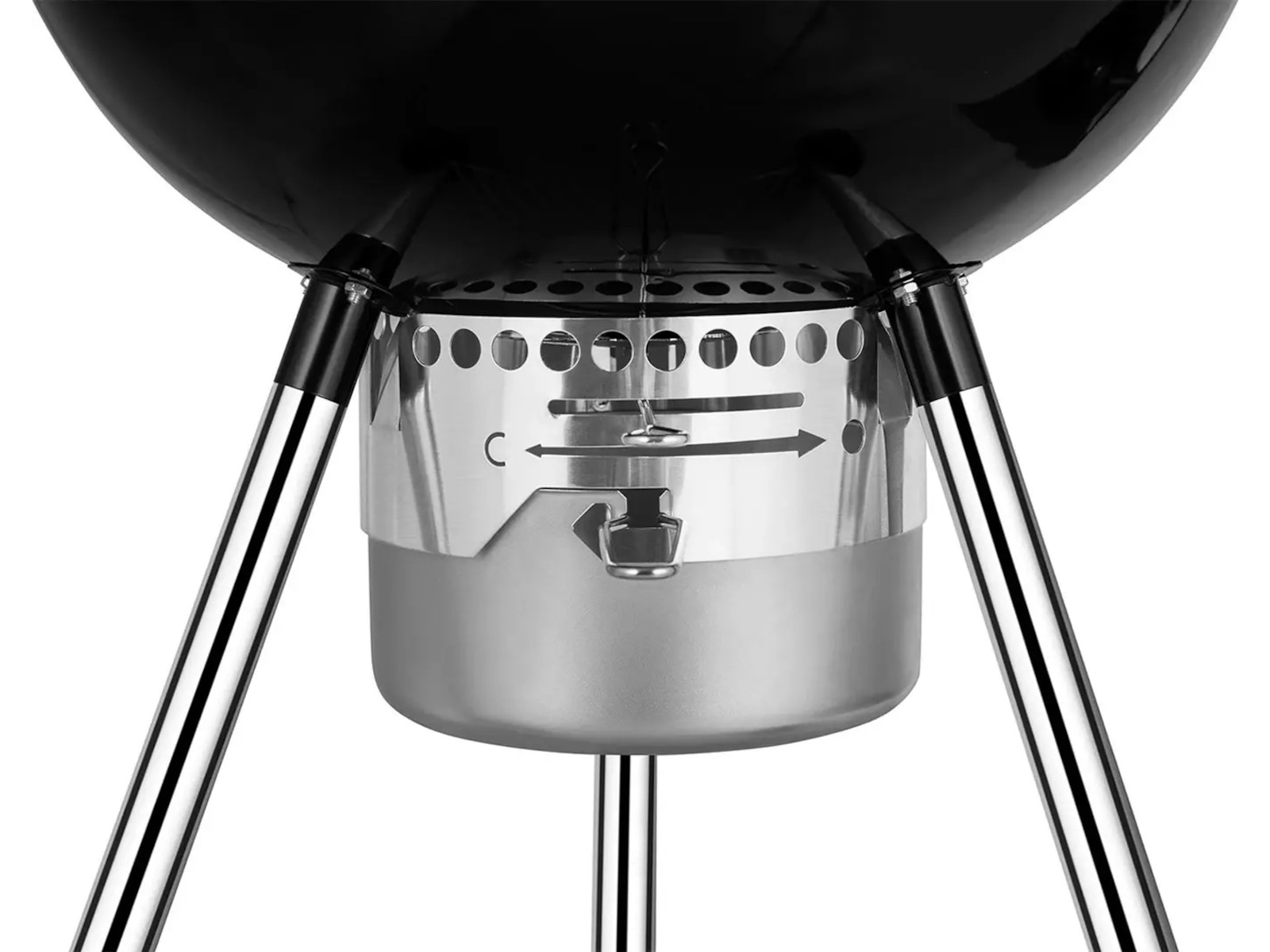 Austin and Barbeque Stor kulgrill med termometer Udendørsgrill
