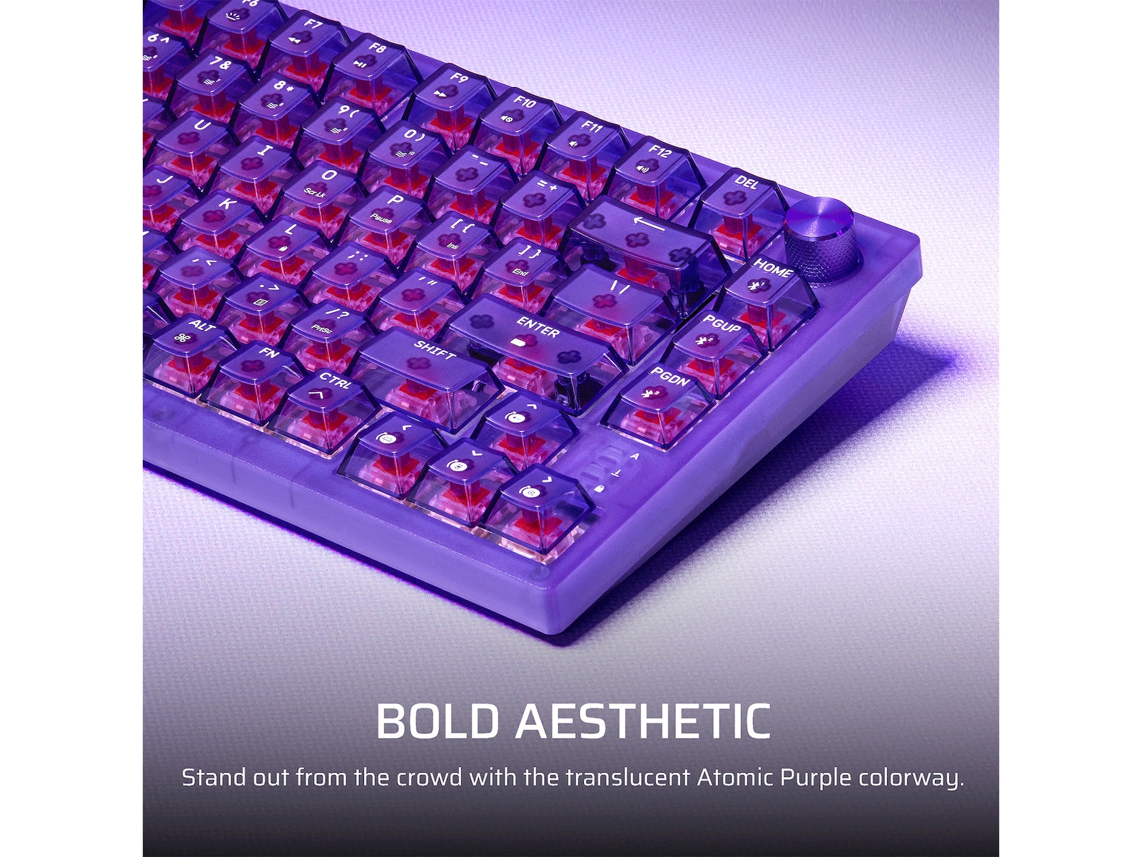 CORSAIR K65 PLUS WIRELESS Gaming Tastatur (Atomic Purple) Keyboards