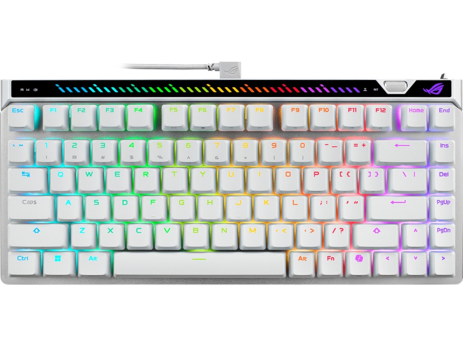 Asus ROG Falchion Ace 75 HE Gamingtastatur (hvid) Gamingkeyboard