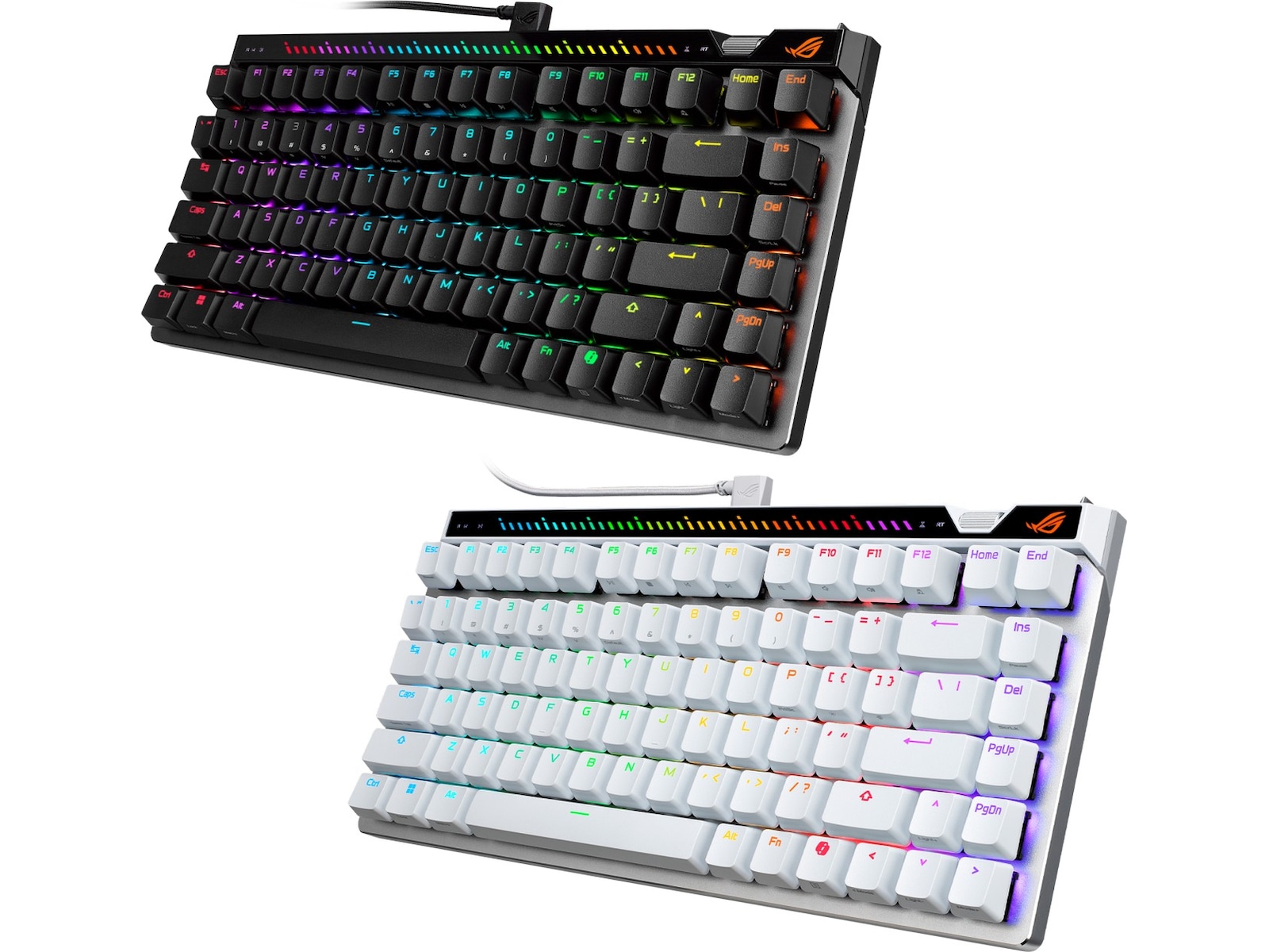 Asus ROG Falchion Ace 75 HE Gamingtastatur (hvid) Gamingkeyboard