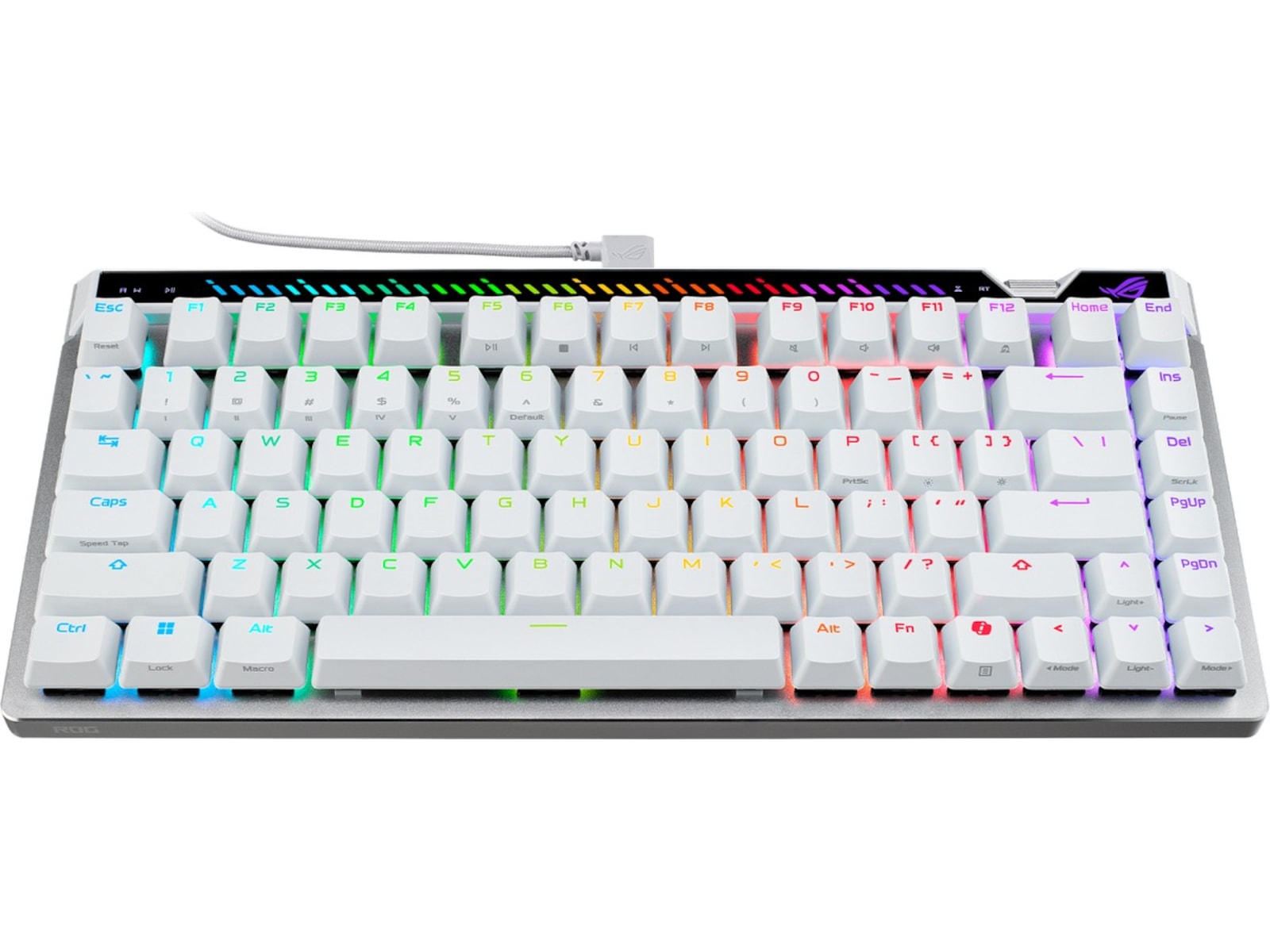 Asus ROG Falchion Ace 75 HE Gamingtastatur (hvid) Gamingkeyboard