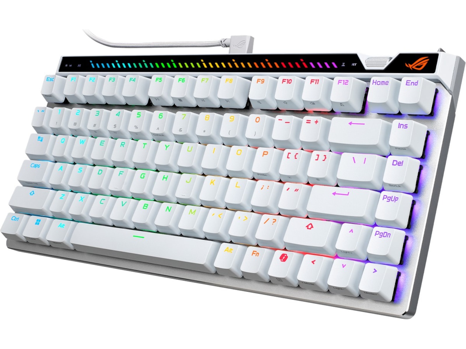 Asus ROG Falchion Ace 75 HE Gamingtastatur (hvid) Gamingkeyboard
