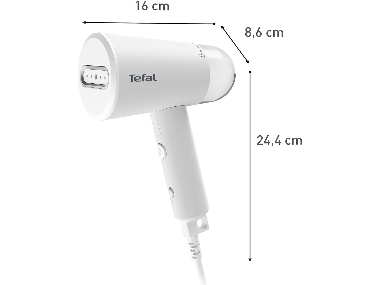 Tefal Origin Travel Dampstrygejern Grå DT1020E1 1200 W Tøjdampere