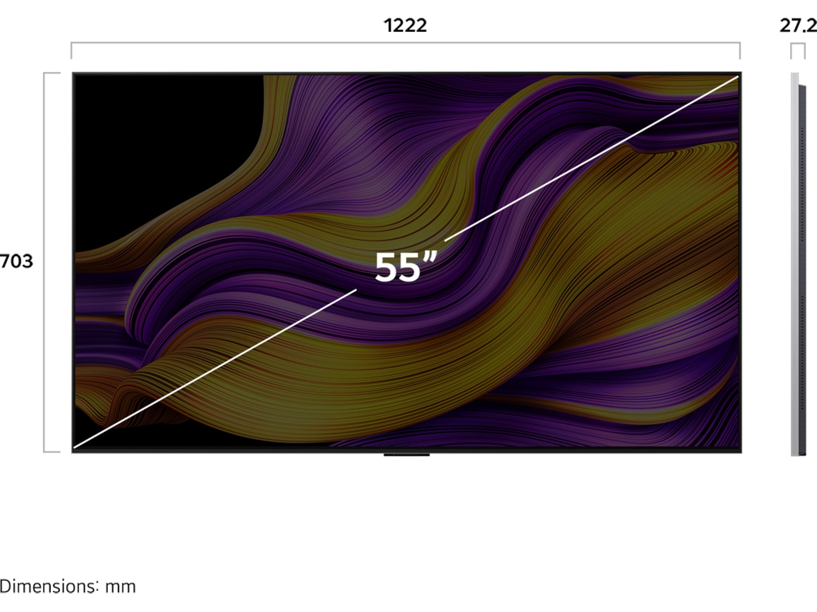 LG 55" G5 AI 4K OLED Smart TV (2025) + soundbar 50 - 59 tommer TV