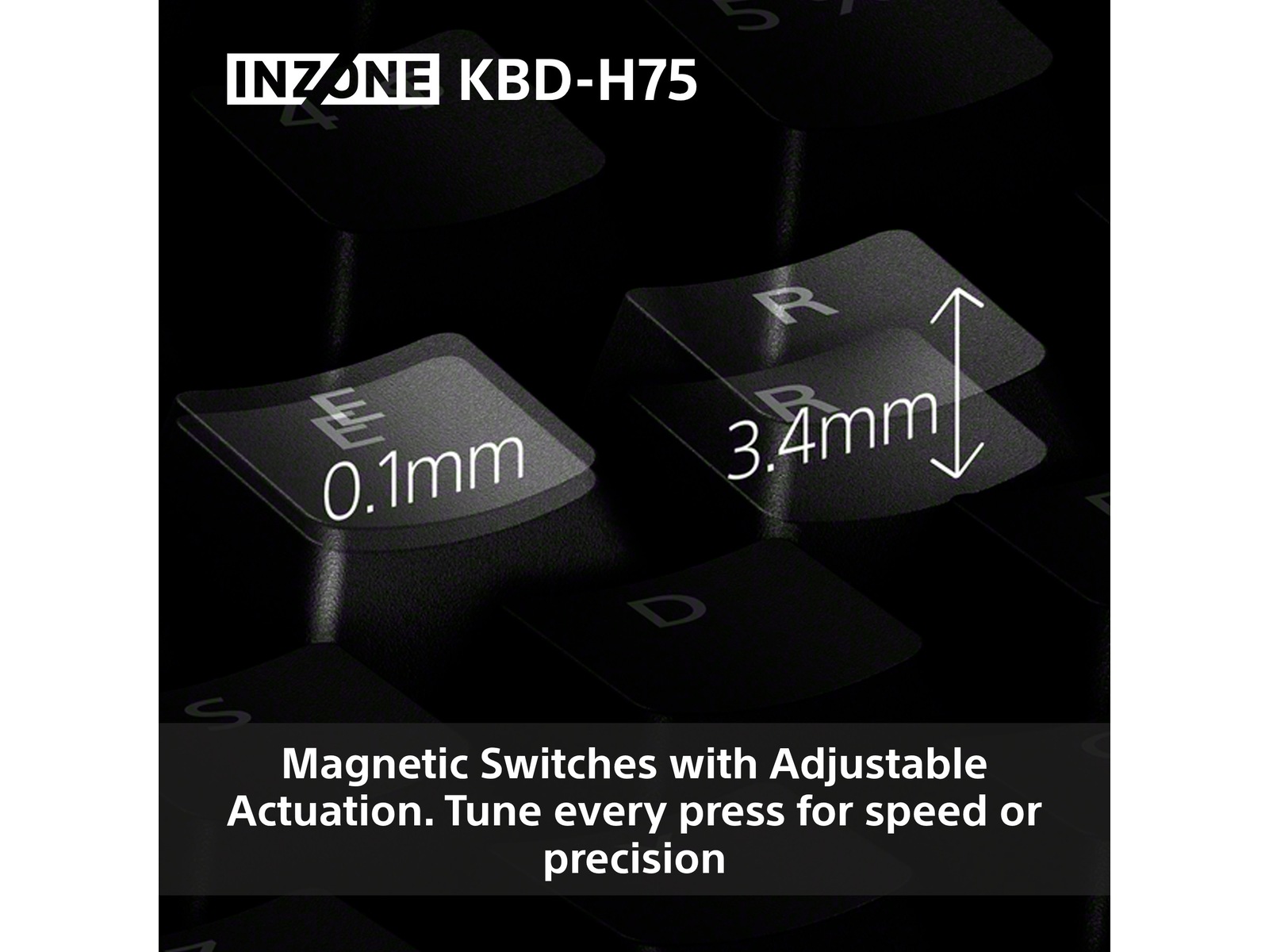 Sony INZONE KBD-H75 Gaming Tastatur 75% TKL Gamingkeyboard