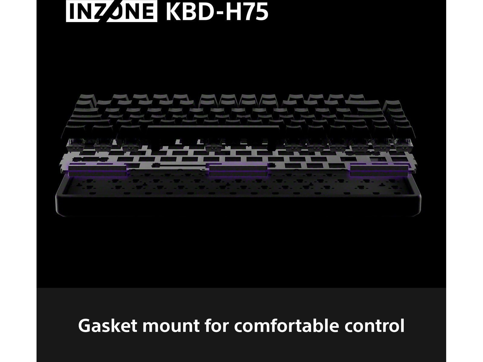 Sony INZONE KBD-H75 Gaming Tastatur 75% TKL Gamingkeyboard