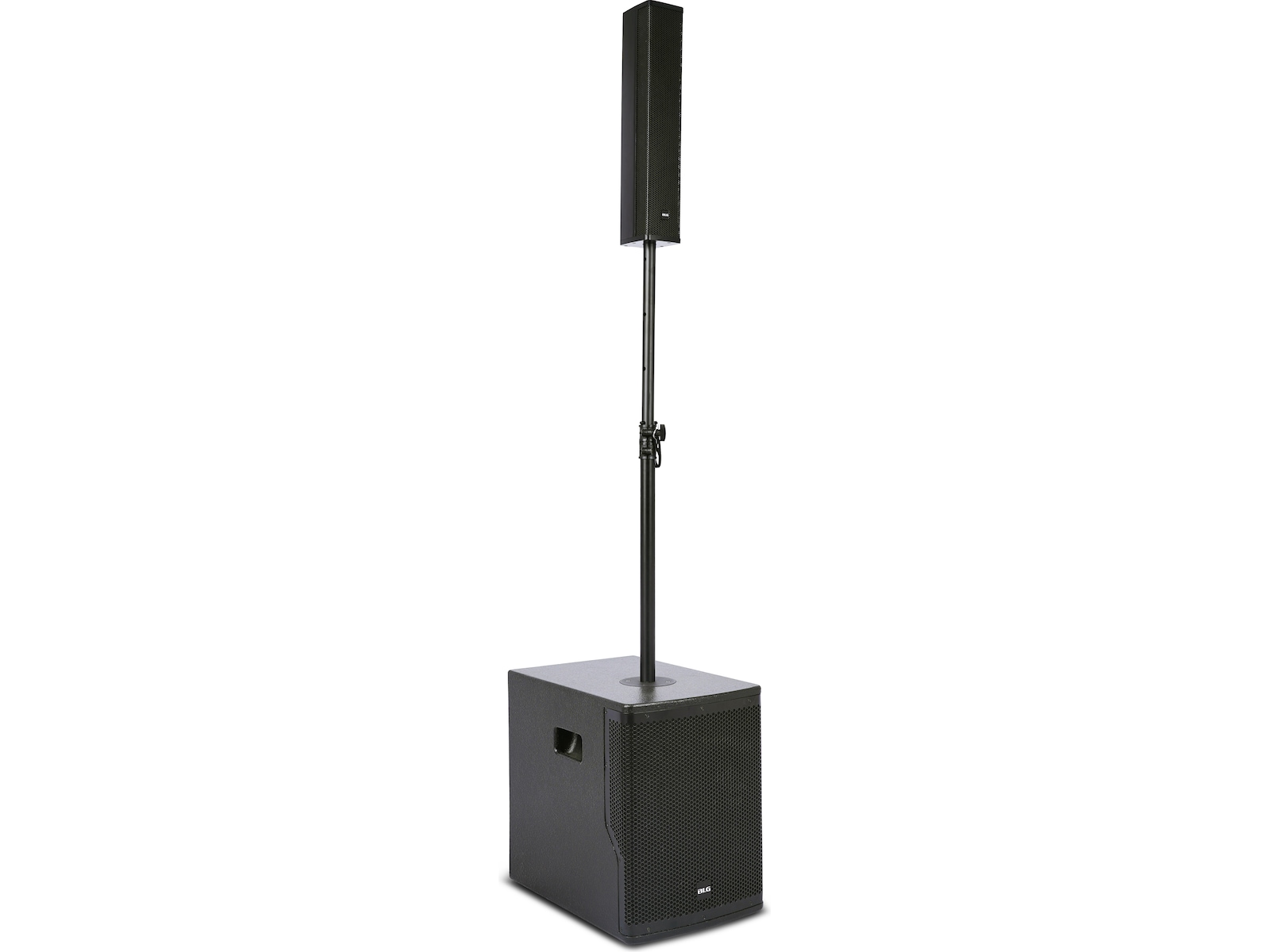 BLG Bluetooth PA-system 400W 2-vejs 10" Sub DSP 125dB Højttalere