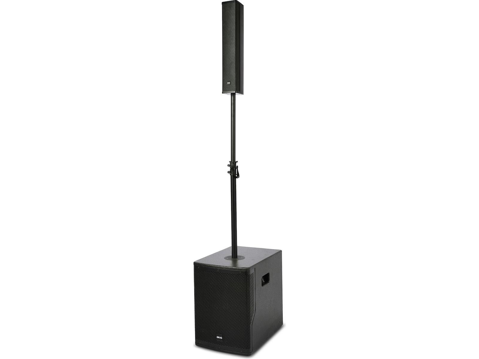 BLG Bluetooth PA-system 400W 2-vejs 10" Sub DSP 125dB Højttalere