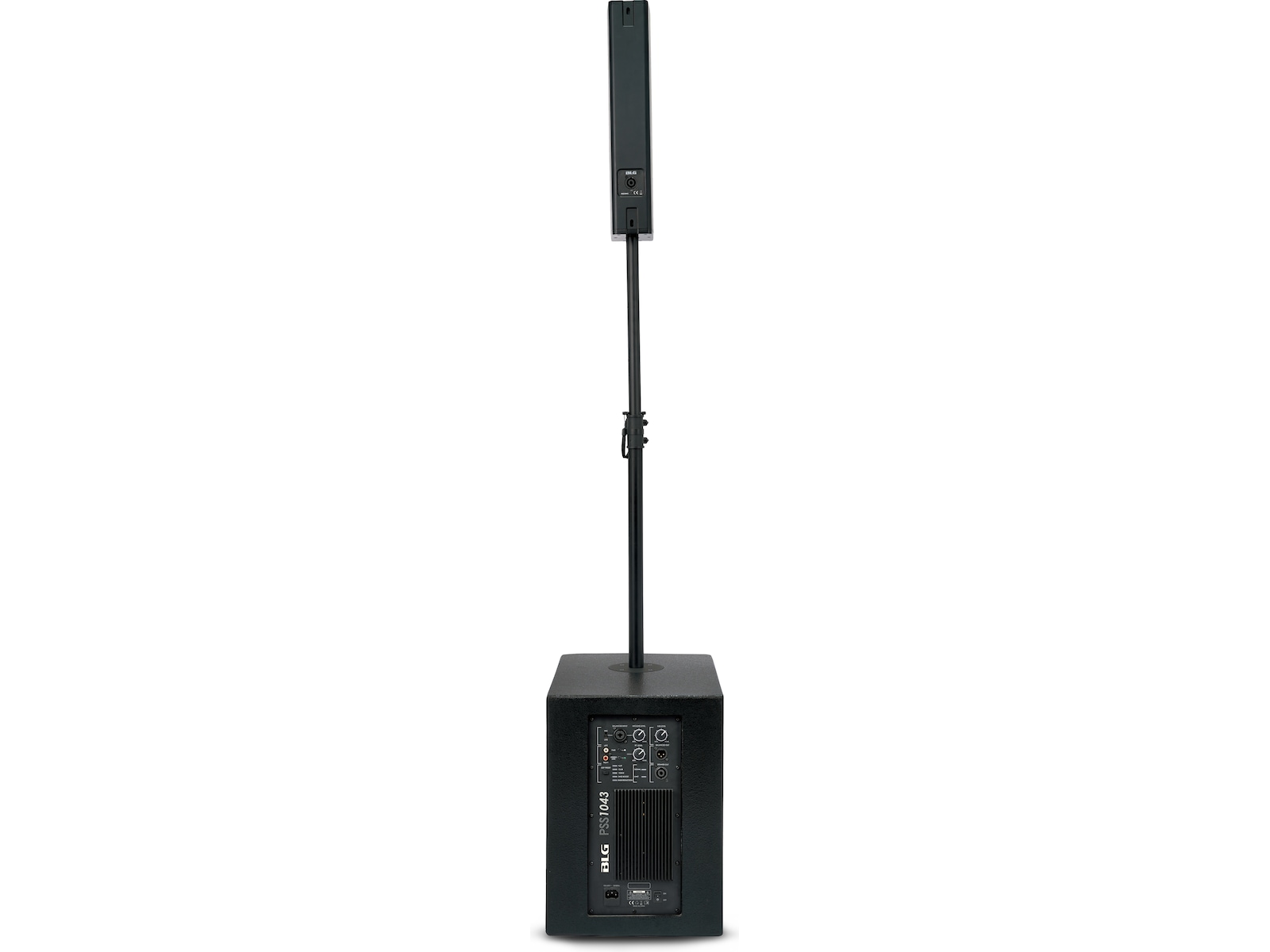 BLG Bluetooth PA-system 400W 2-vejs 10" Sub DSP 125dB Højttalere
