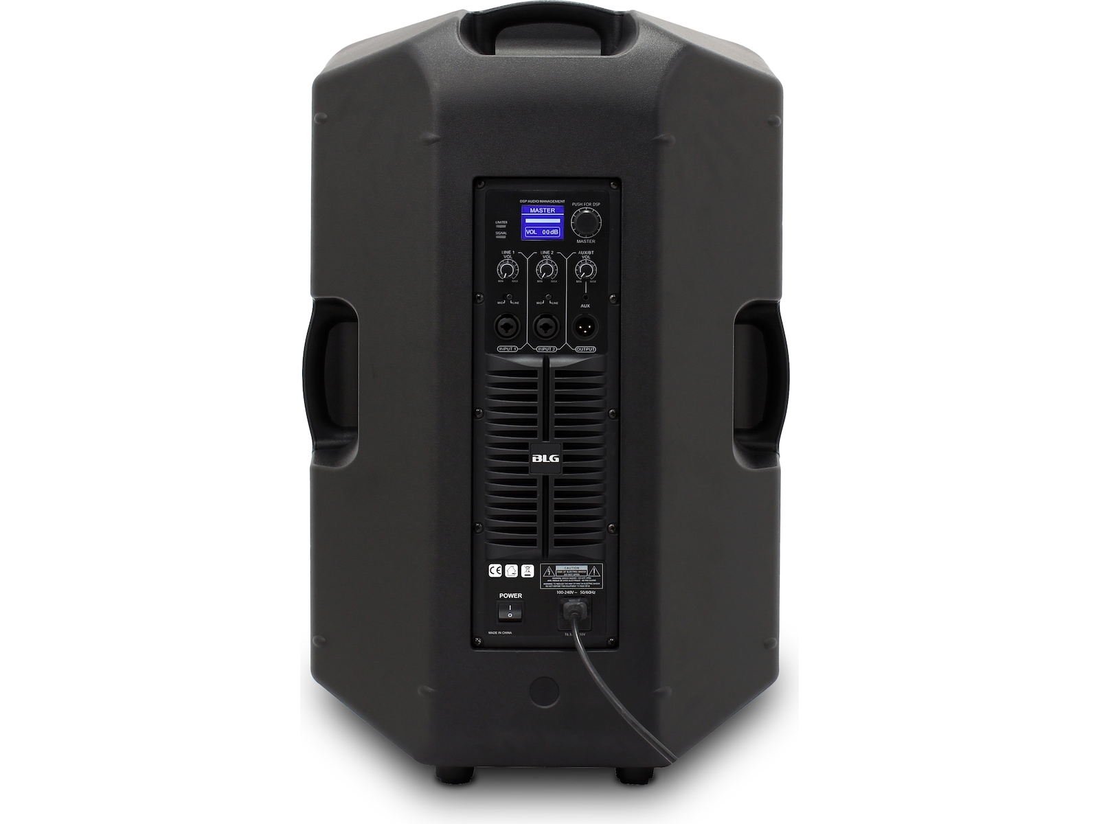 BLG 15" 2-vejs aktiv PA-højttaler, 800W RMS, DSP Højttalere