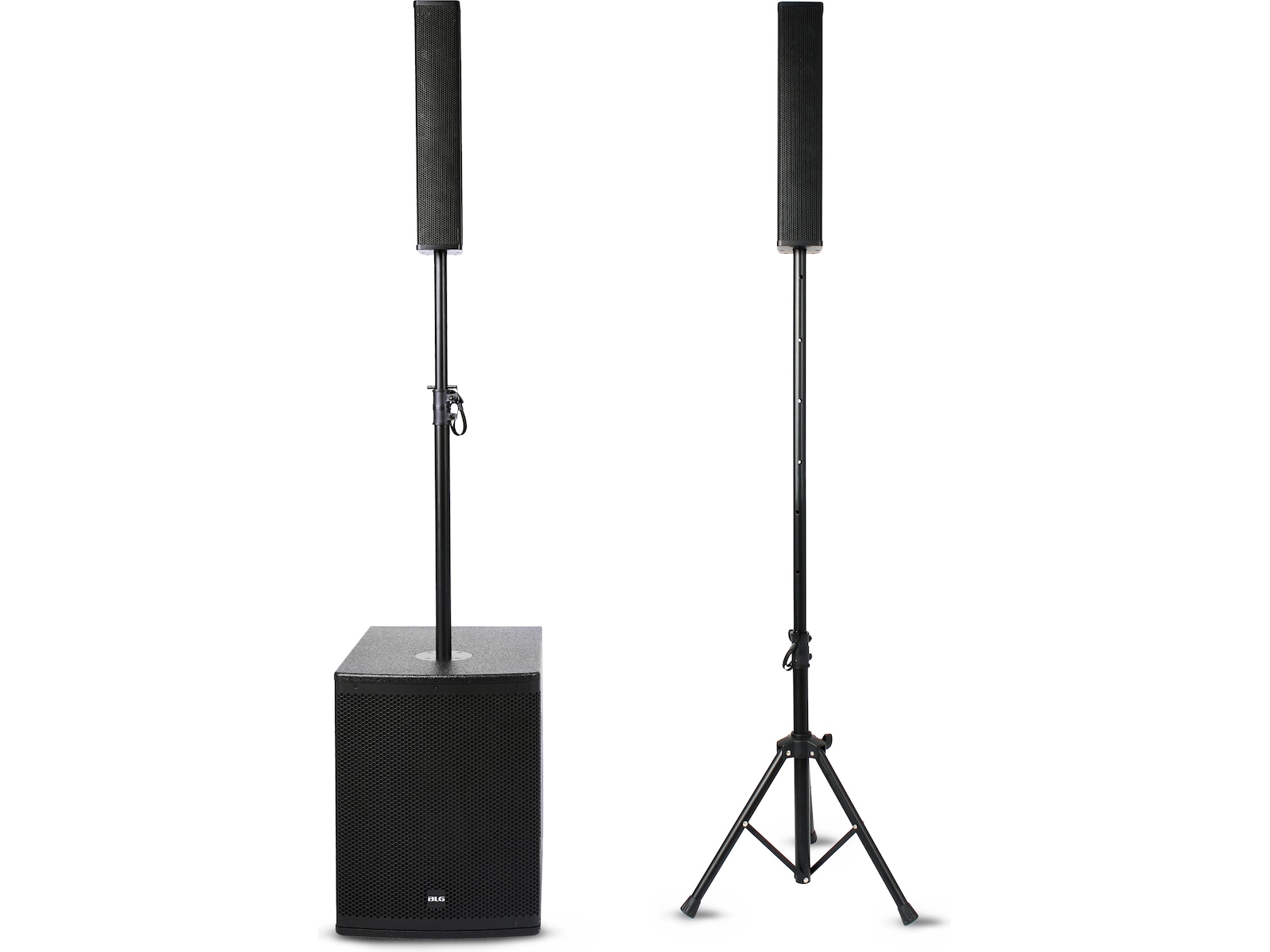 BLG PSS1243-S 2-Way Active PA-system, 12" Sub, Bluetooth 5.3 Højttalere