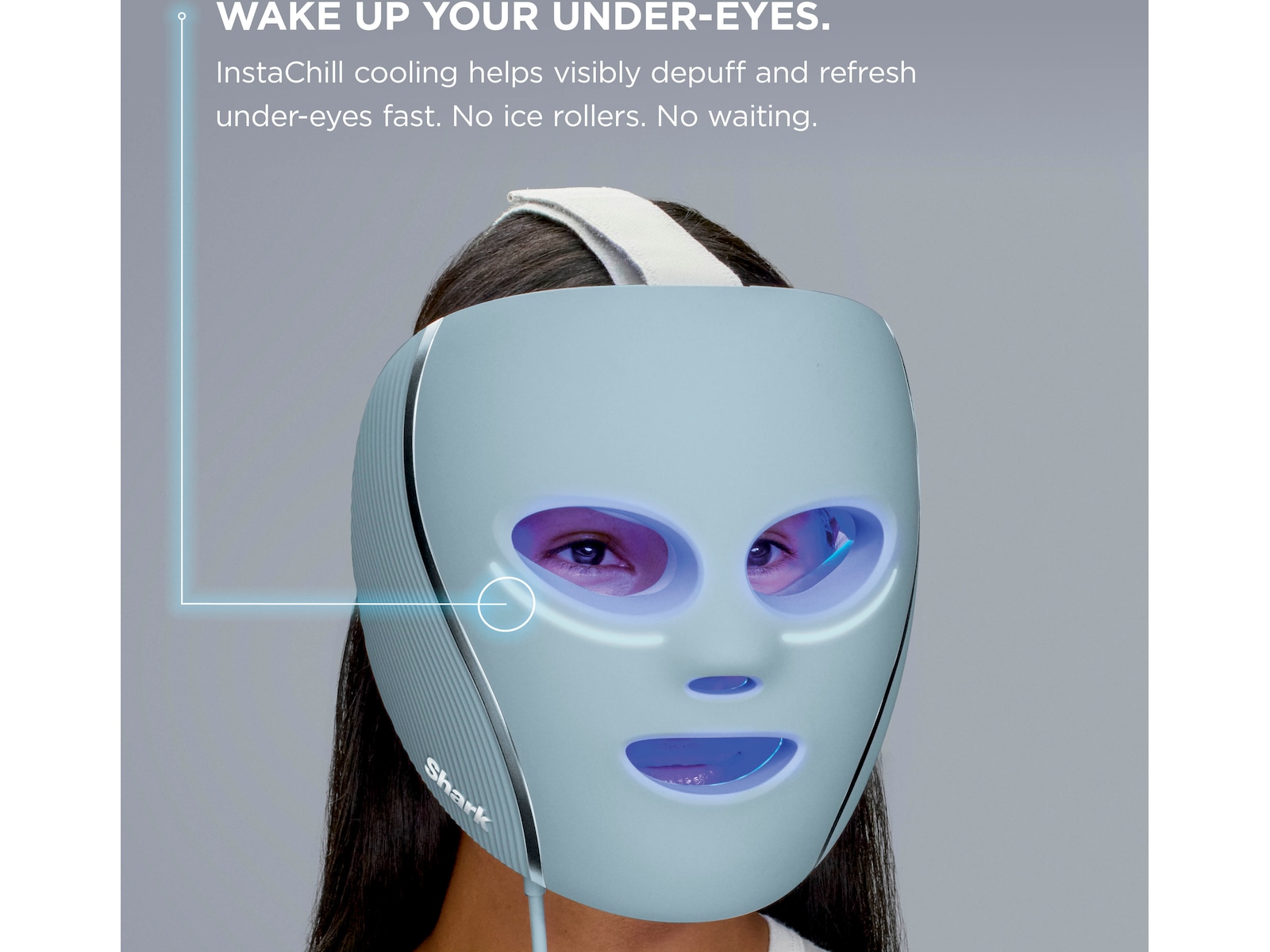 Shark Cryoglow FW312EUPL LED ansigtsmaske med køling Ansigtspleje