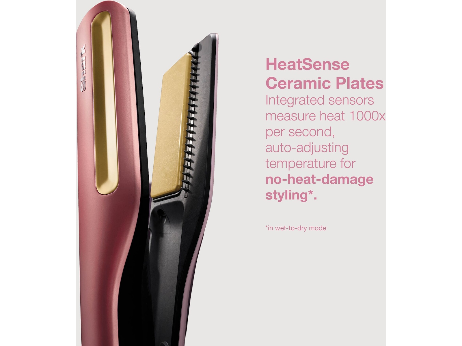 Shark HT401EUPK Silki Pro Straight rettetang (Pink) Hårpleje & styling