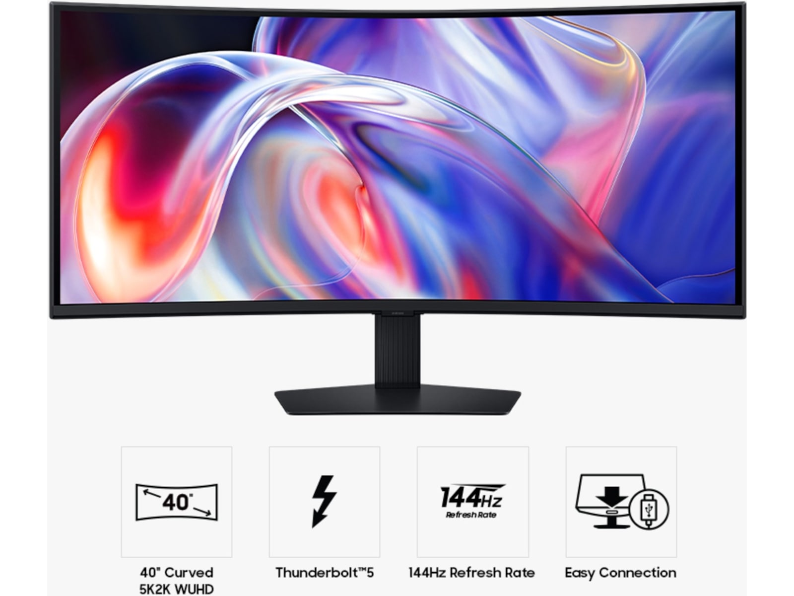 Samsung 40" curved skærm S40H85TH Skærme