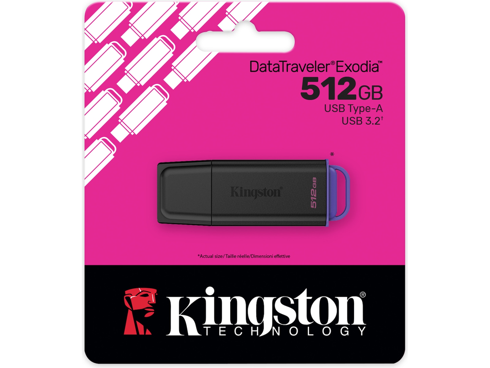 Kingston DataTraveler Exodia 512GB USB-Hukommelse