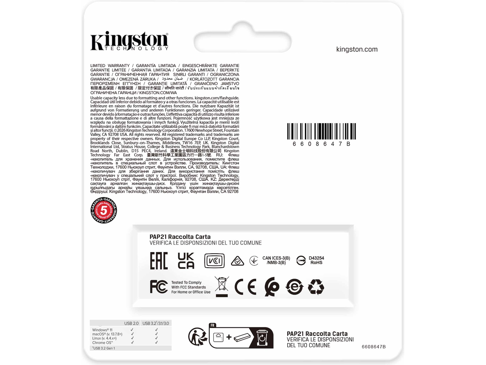 Kingston DataTraveler Exodia 512GB USB-Hukommelse