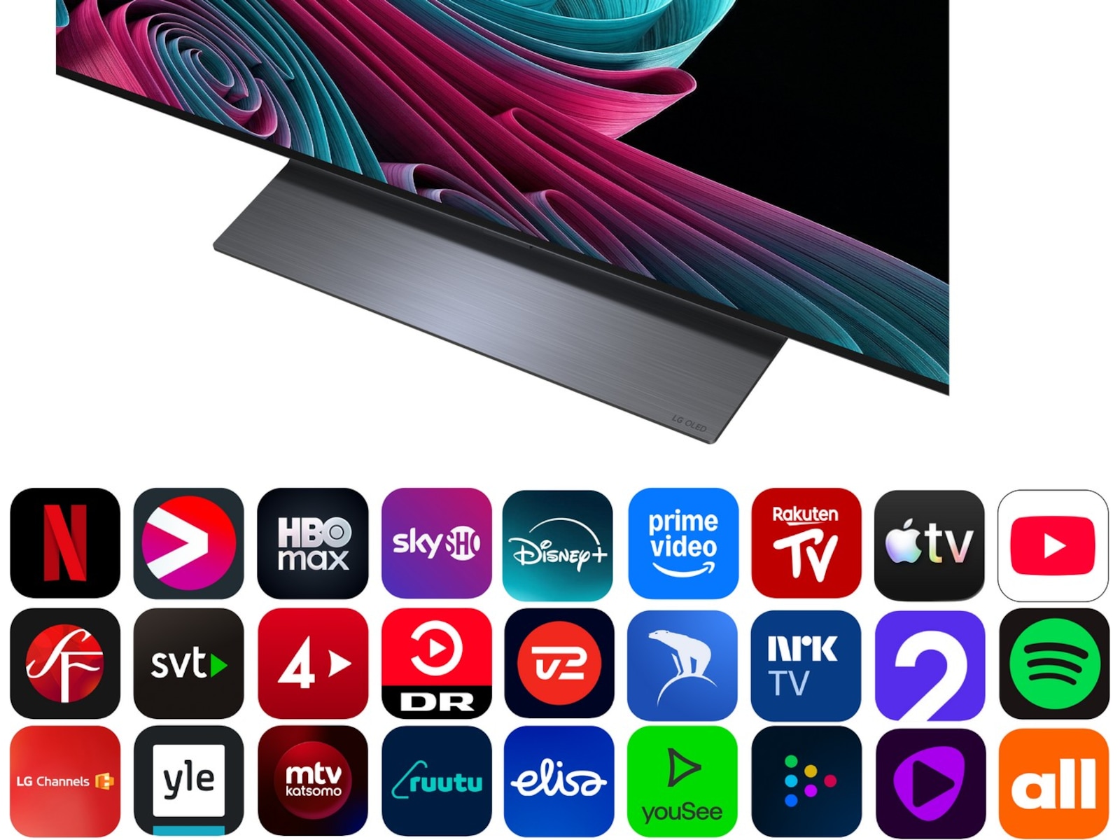 LG 55" C65 OLED Evo Smart TV (2026) 50 - 59 tommer TV