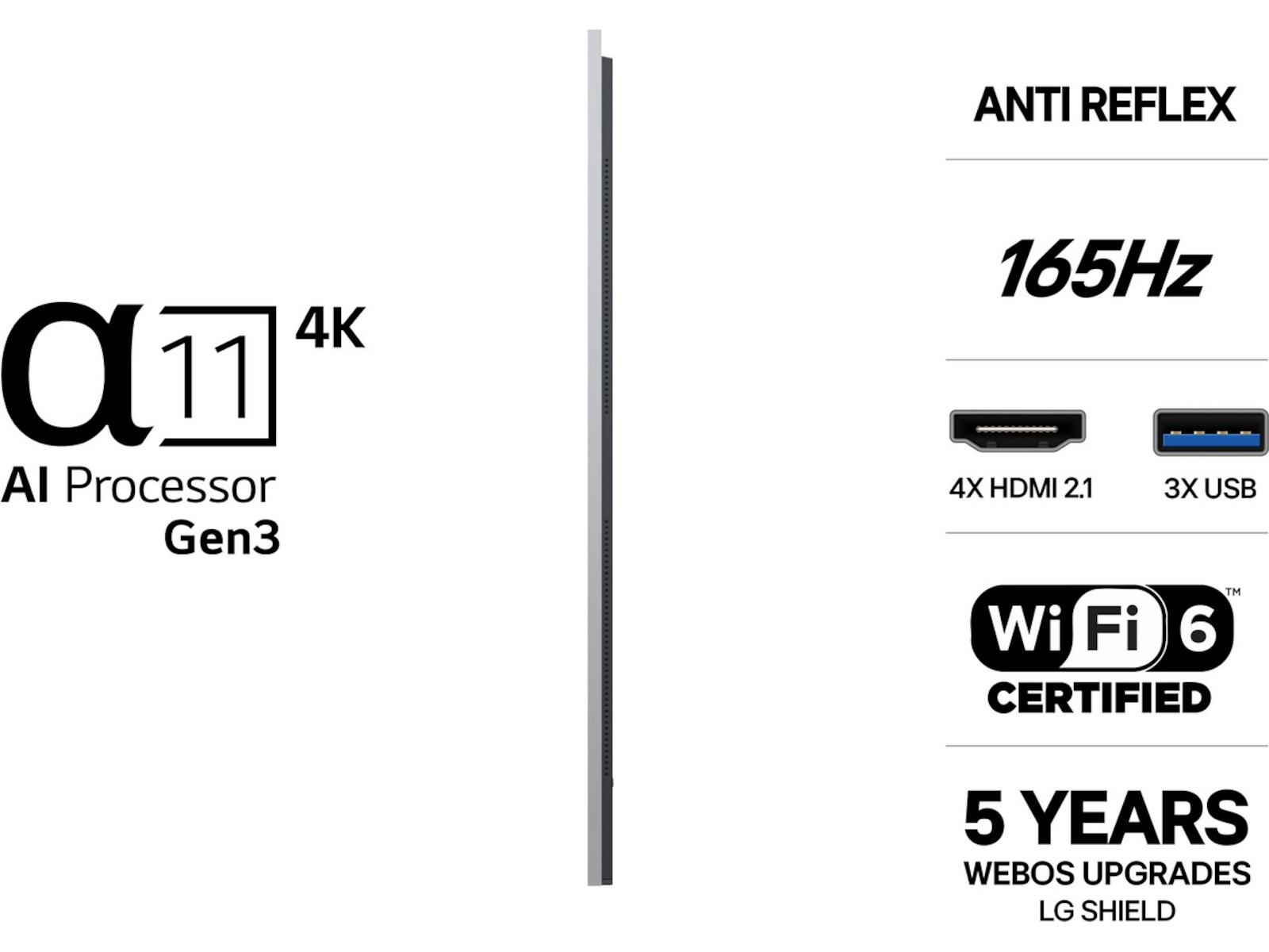LG 83" G64 OLED evo 4K Smart TV (2026) Over 80 tommer TV