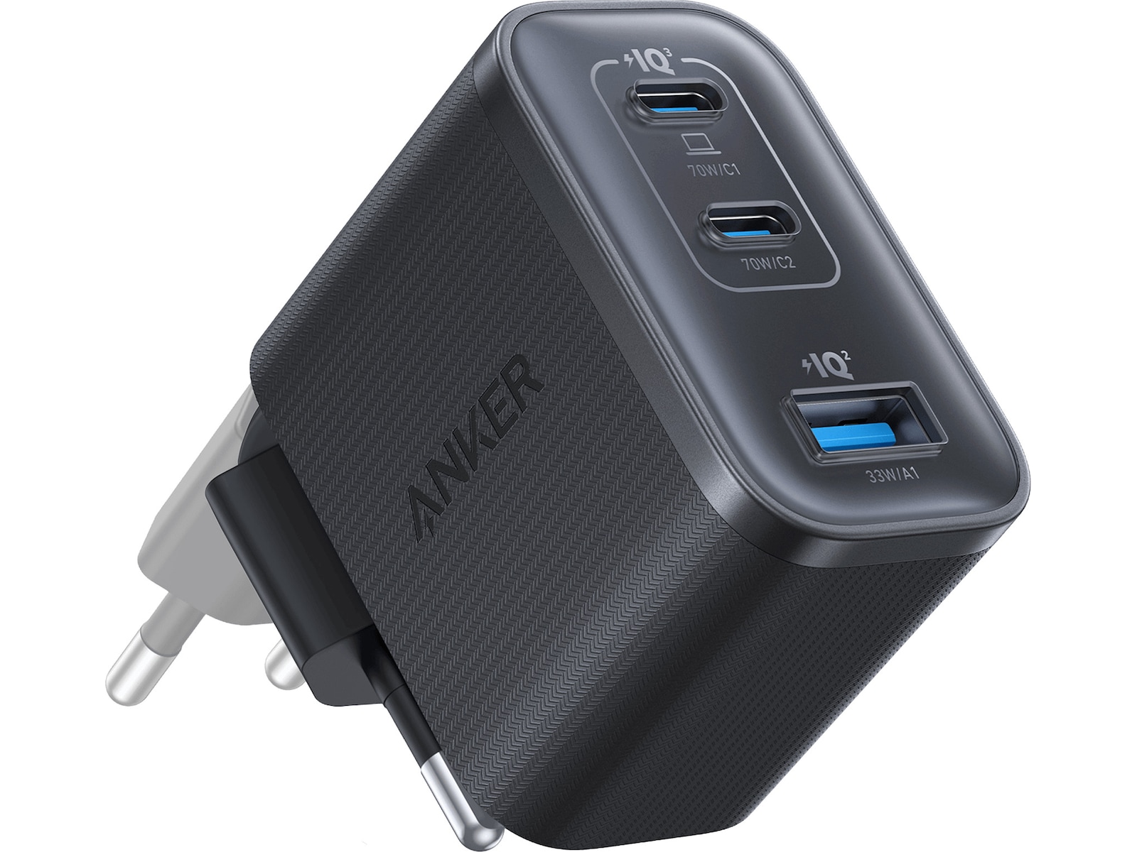 Anker Nano 70W Vægoplader (sort) Mobilopladere