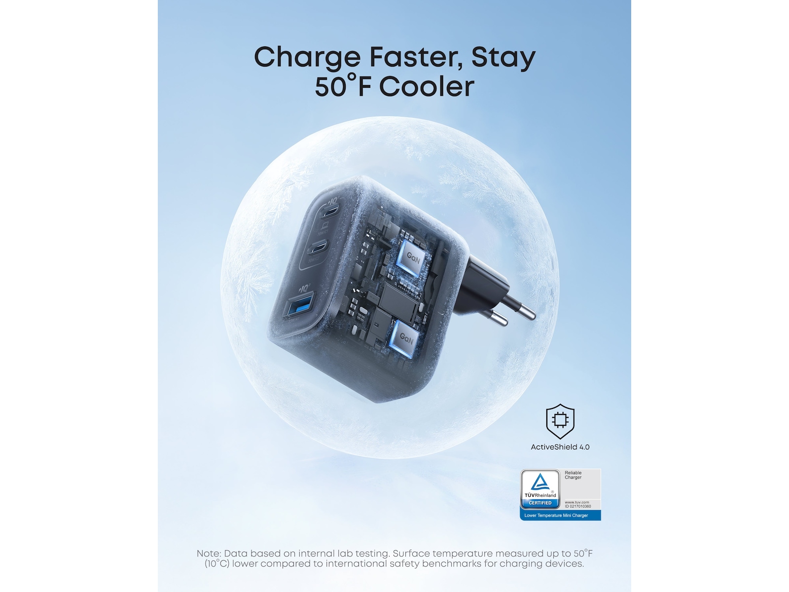 Anker Nano 70W Vægoplader (sort) Mobilopladere