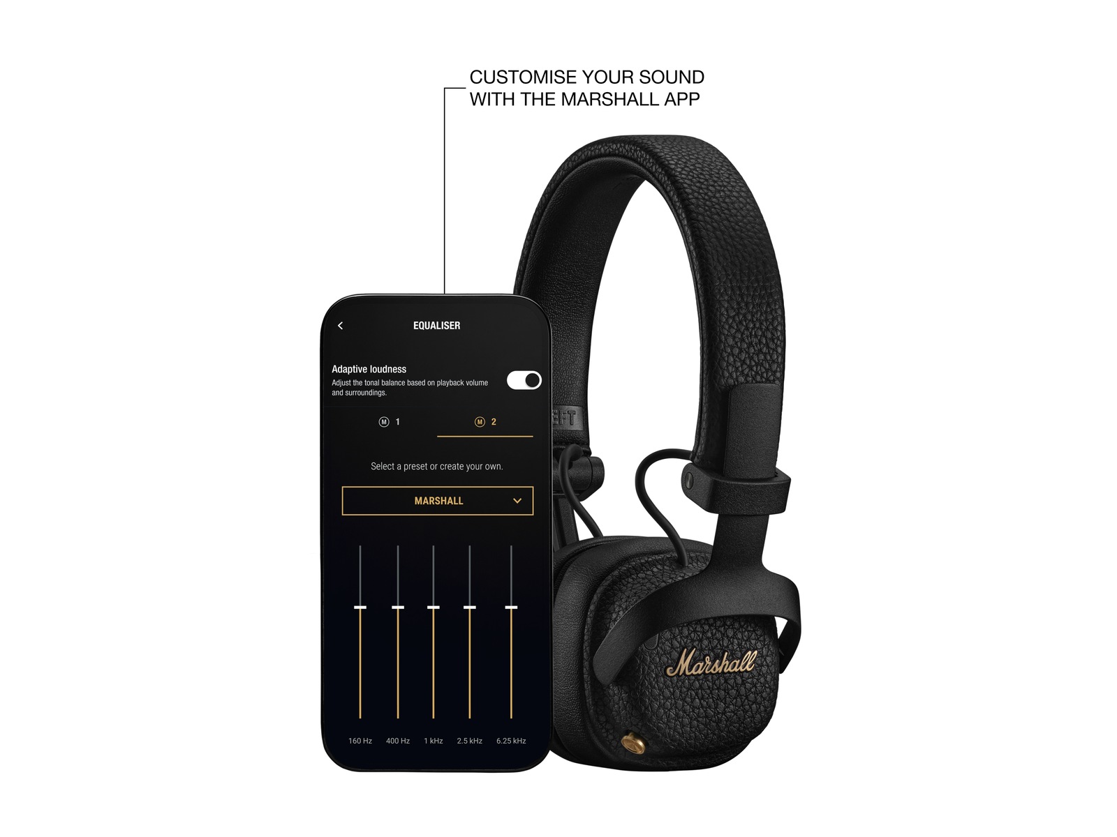 Milton A.N.C. Trådløse On-Ear Hovedtelefoner (sort) Høretelefoner