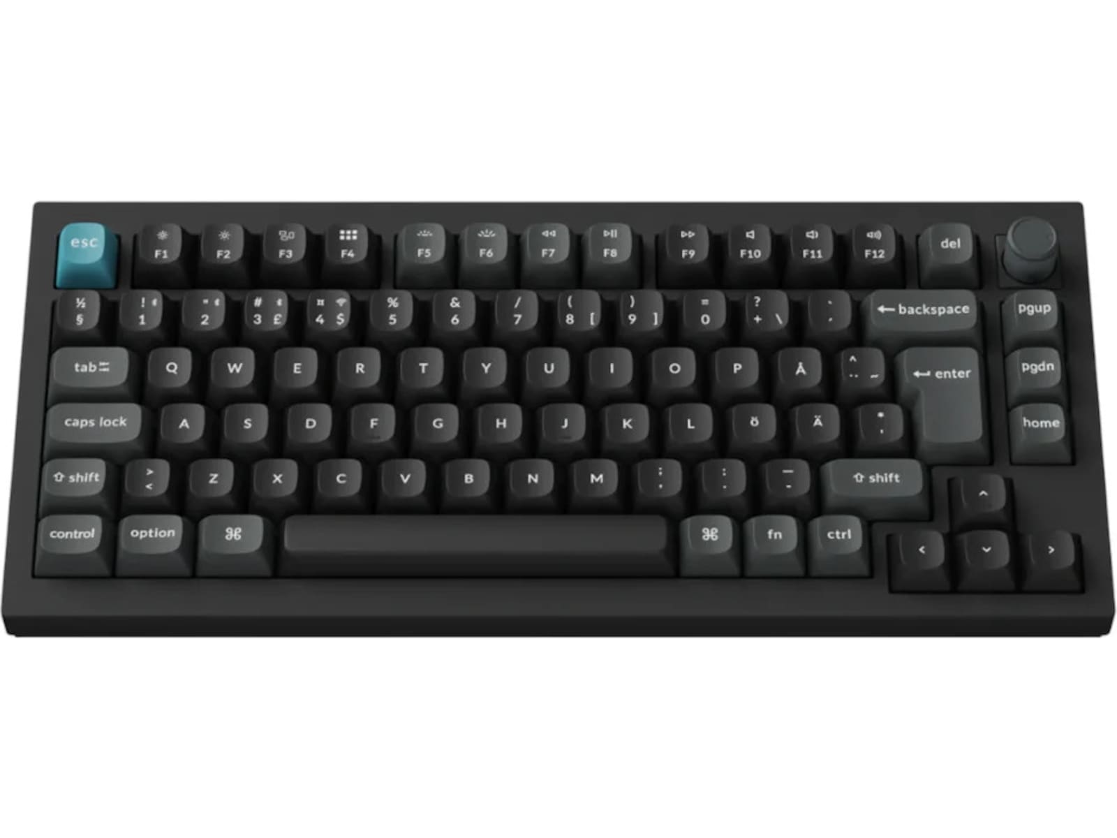 Keychron Q1 Ultra 75% 8K Red Trådløst Gamingtastatur Gamingkeyboard