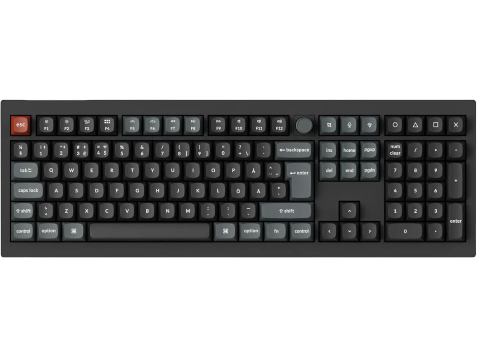 Keychron V6 Ultra 100% 8K Brown Trådløst Gamingtastatur Gamingkeyboard