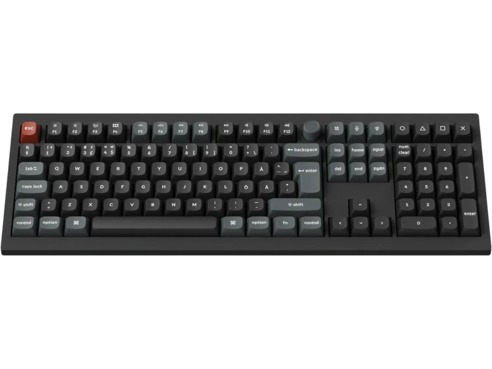 Keychron V6 Ultra 100% 8K Brown Trådløst Gamingtastatur Gamingkeyboard