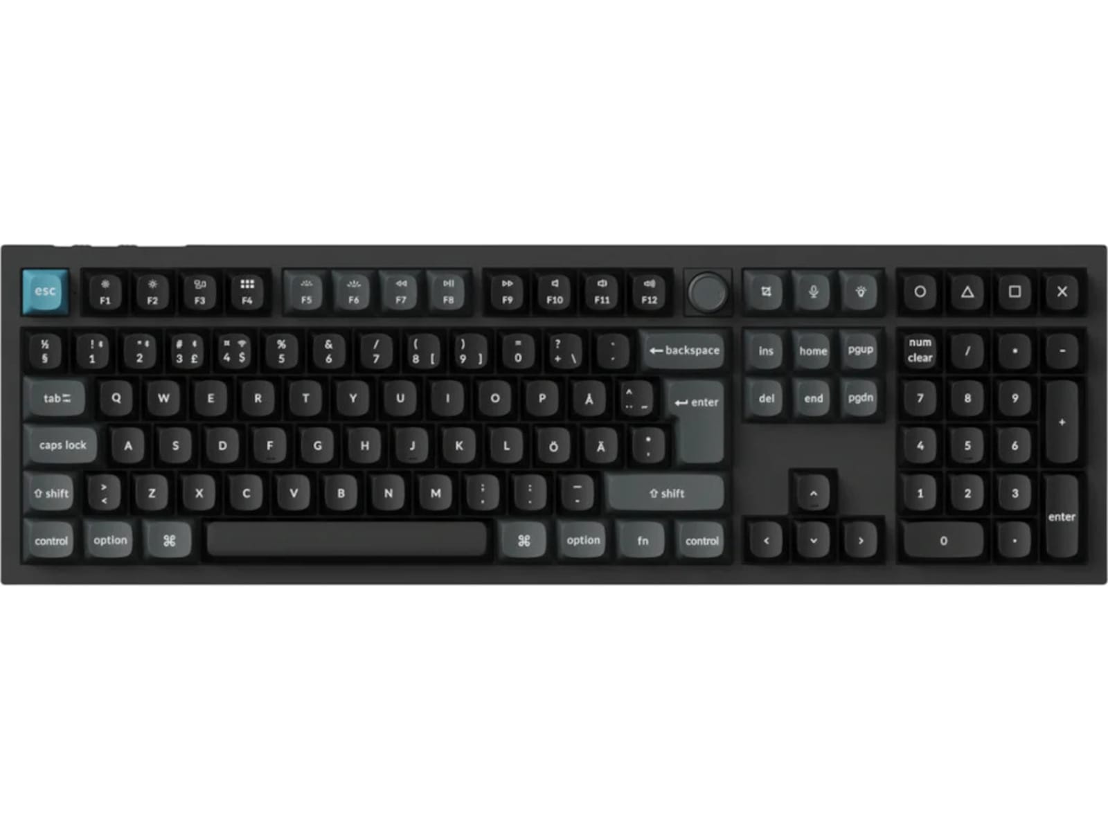 Keychron Q6 Ultra 100% 8K Red Trådløst Gamingtastatur Gamingkeyboard