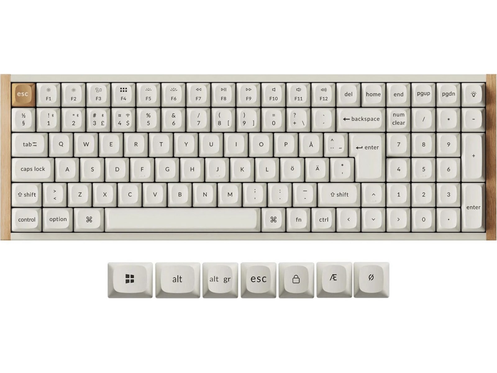 Keychron K4 HE SE Trådløst Gamingtastatur (hvid) Gamingkeyboard