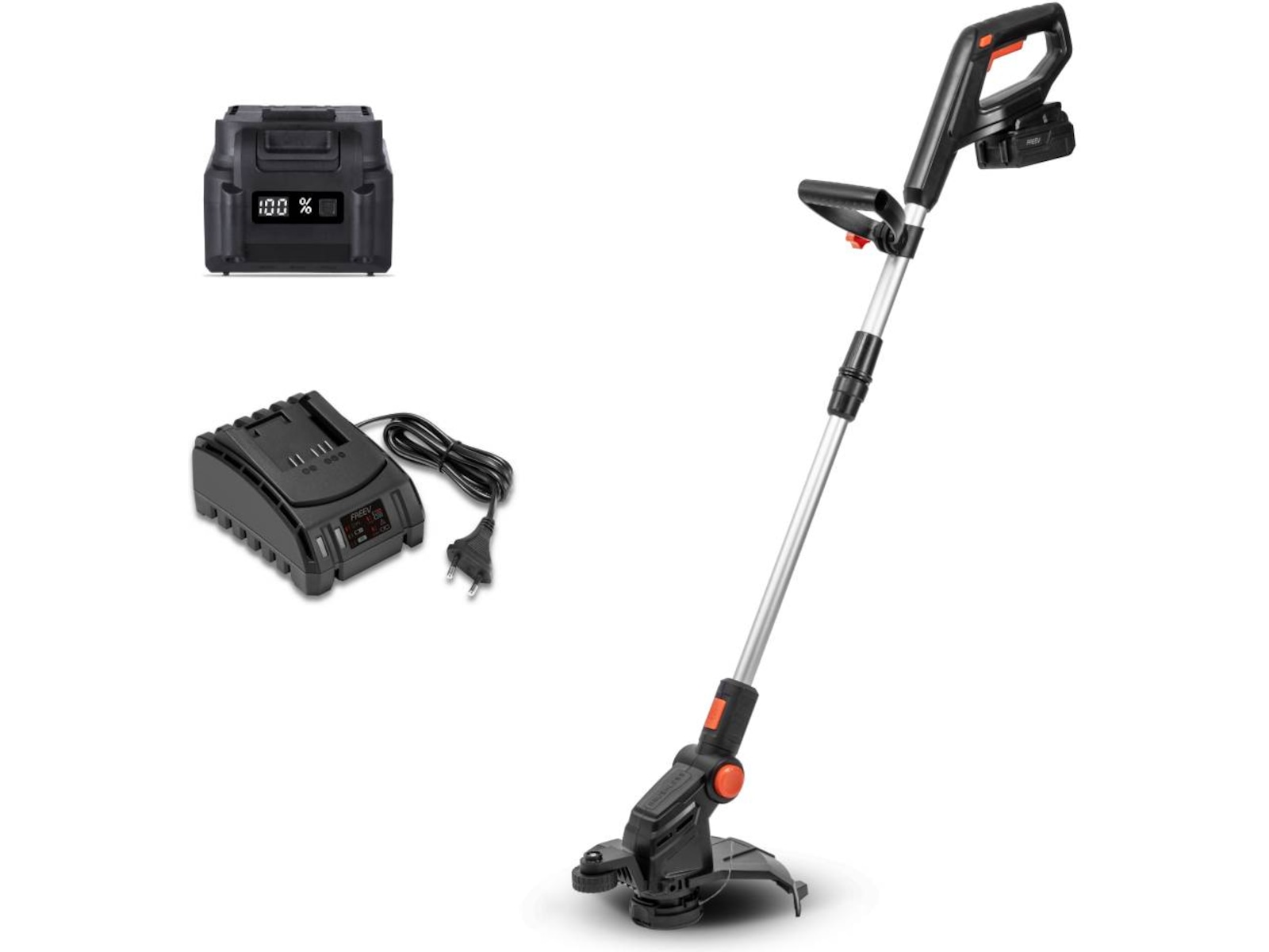 Freev GST-300 Trådløs Græstrimmer 30cm 20V Græstrimmere