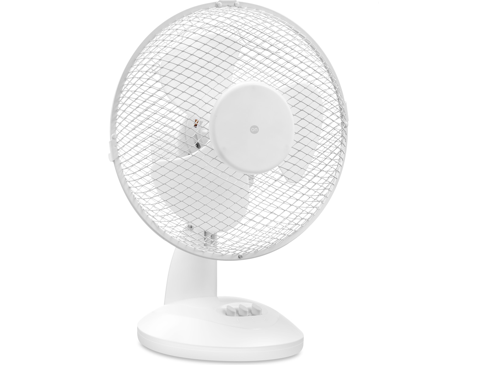 ON Bordventilator 20 cm 2 hastigheder (hvid) Ventilatorer og varmluftovne