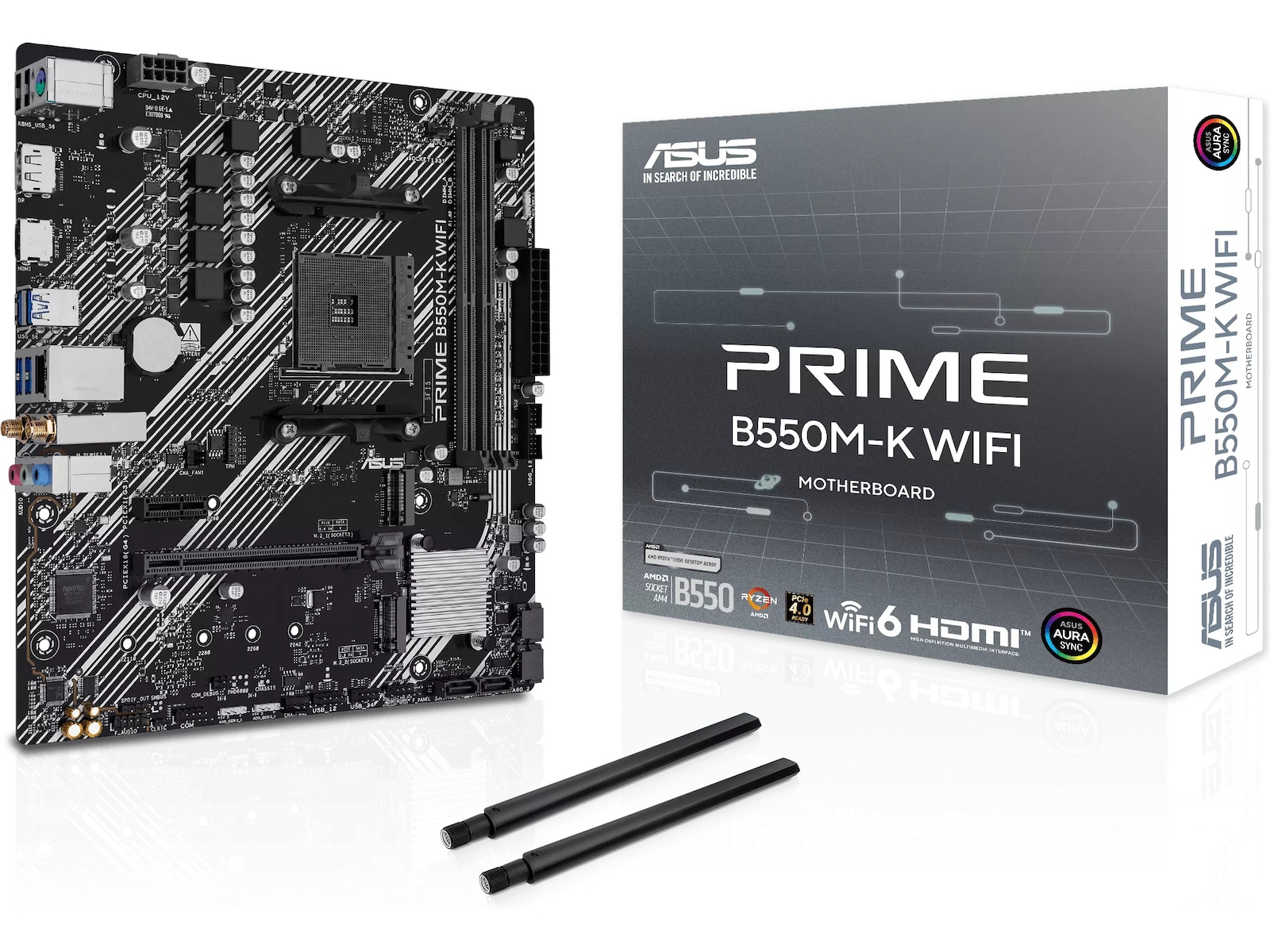 ASUS PRIME B550M-K WIFI Bundkort AMD Socket