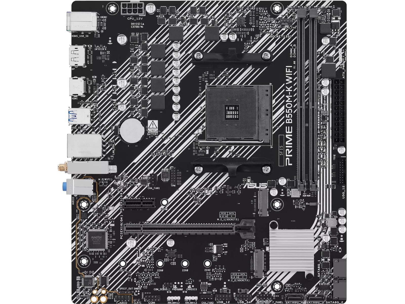 ASUS PRIME B550M-K WIFI Bundkort AMD Socket