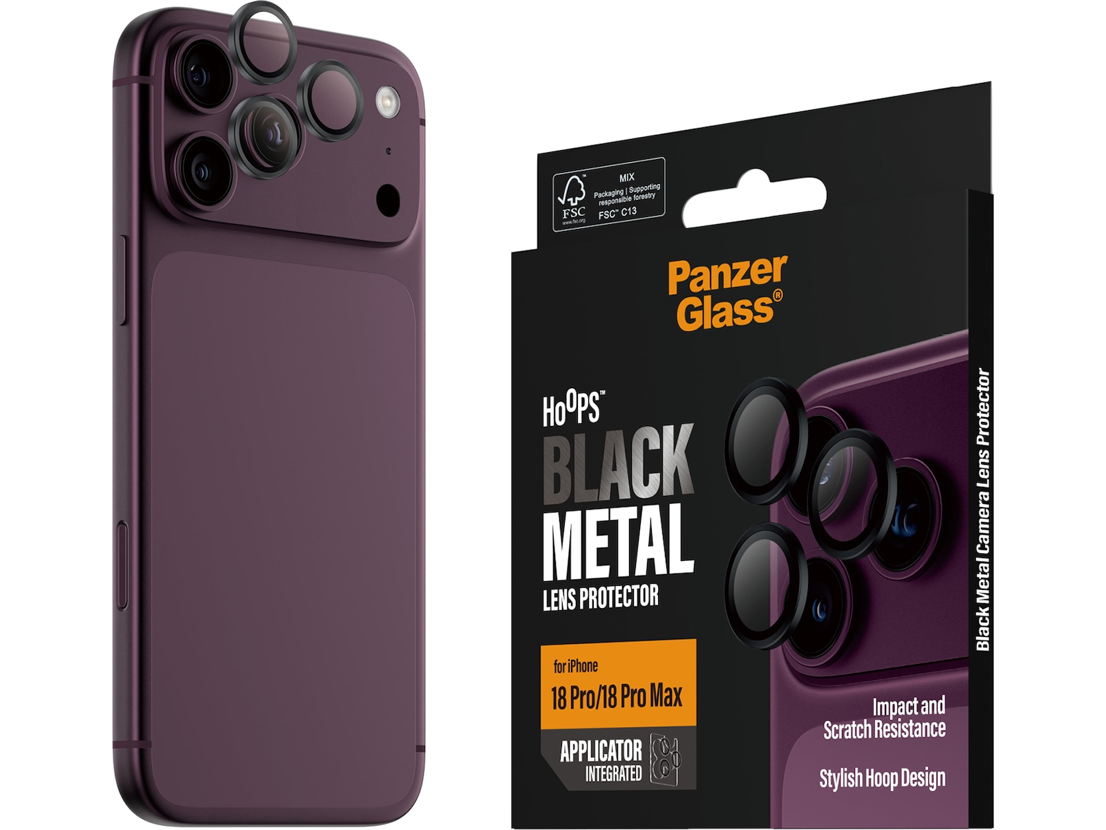 PanzerGlass iPhone 18 Pro / 18 Pro Max Hoops Skærmbeskytter Skærmbeskyttelse mobiltelefon