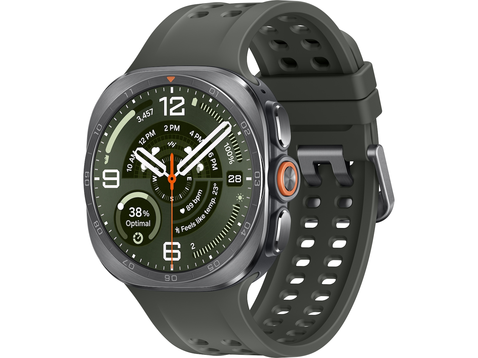 Samsung Galaxy Watch Ultra2 47mm eSim (silver + green) Smartwatches