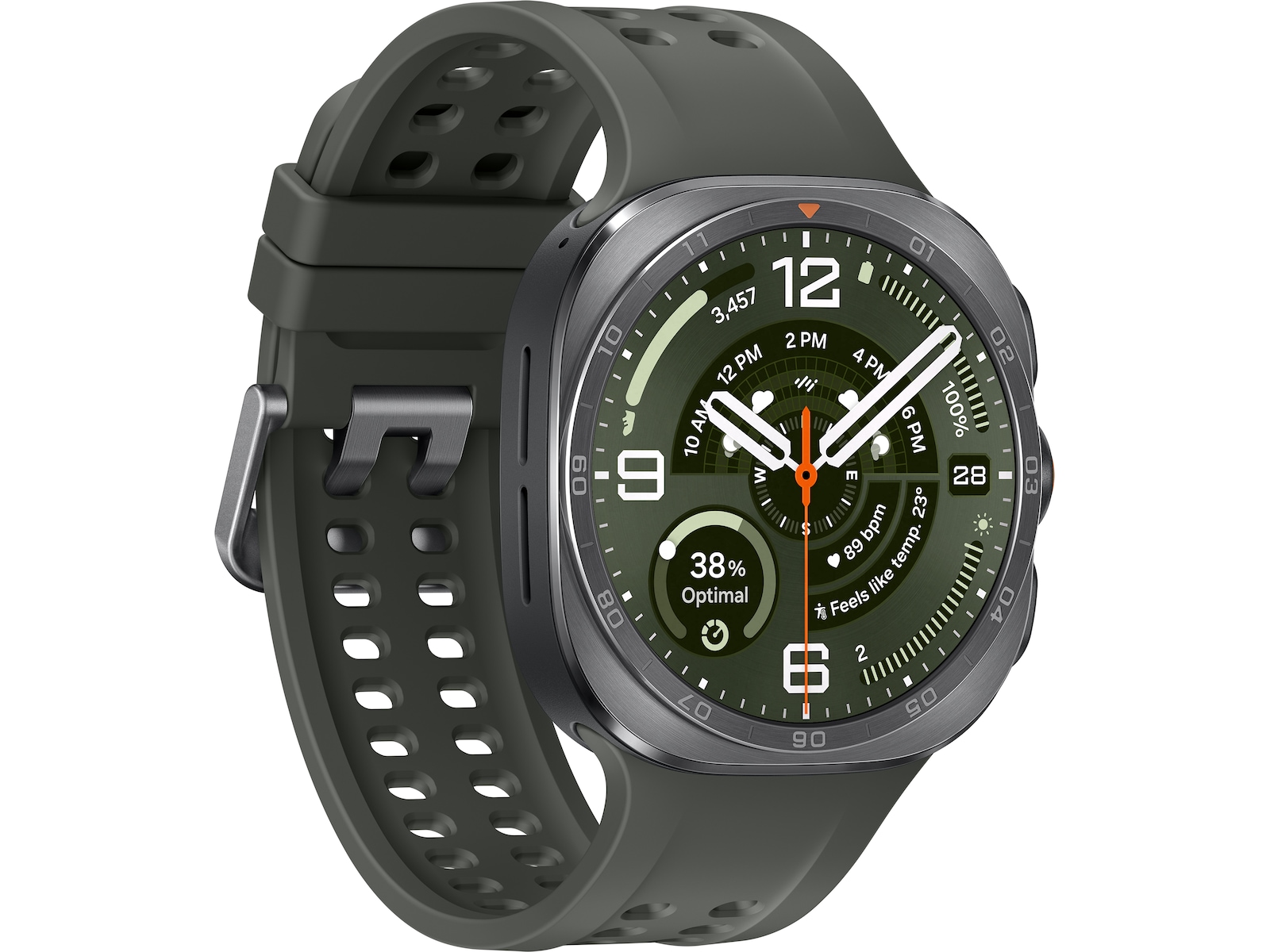 Samsung Galaxy Watch Ultra2 47mm eSim (silver + green) Smartwatches