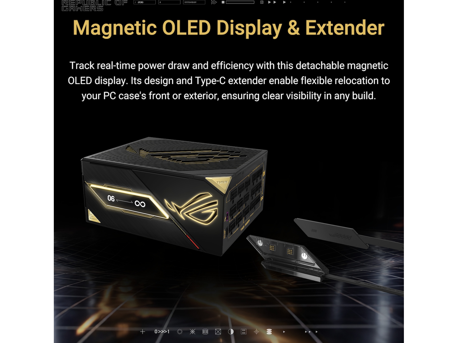 ASUS ROG Thor 3000W Titanium III Edition 20 (ROG Equalizer) Strømforsyninger